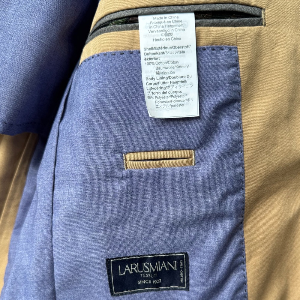 J.Crew Ludlow Slim-fit suit jacket in Italian cotton chino Size 36S - Picture 12 of 16